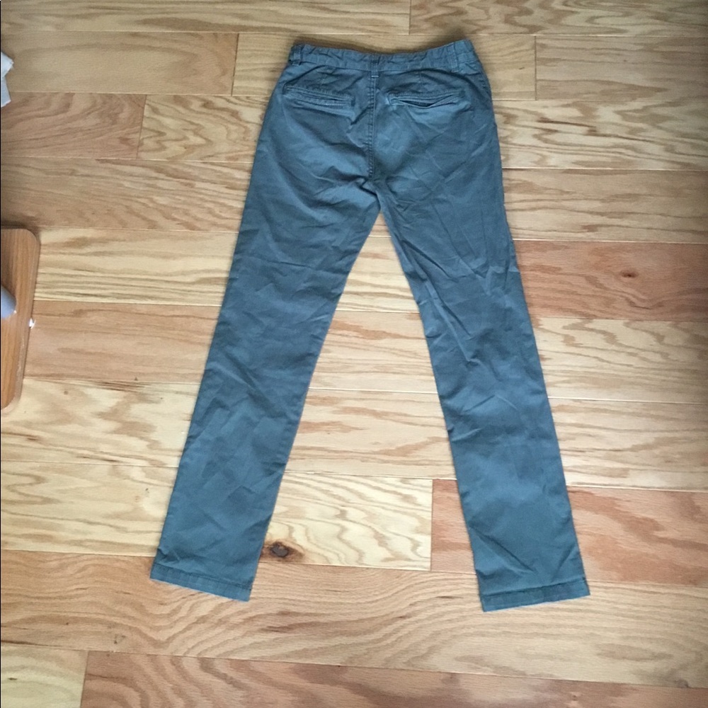 Chino green pants